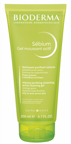 Bioderma Sébium Gel Moussant Actif 200ml - Farmácia Garcia