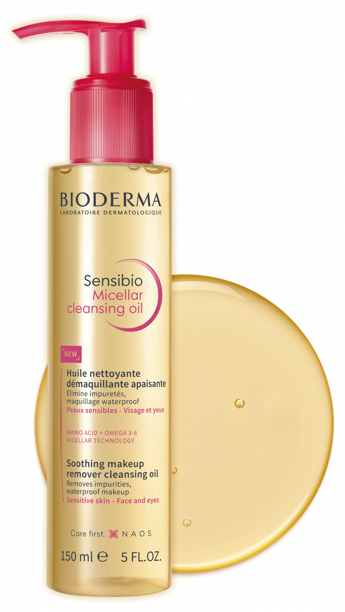 Bioderma Sensibio Óleo Limpeza Micelar 150ml - Farmácia Garcia