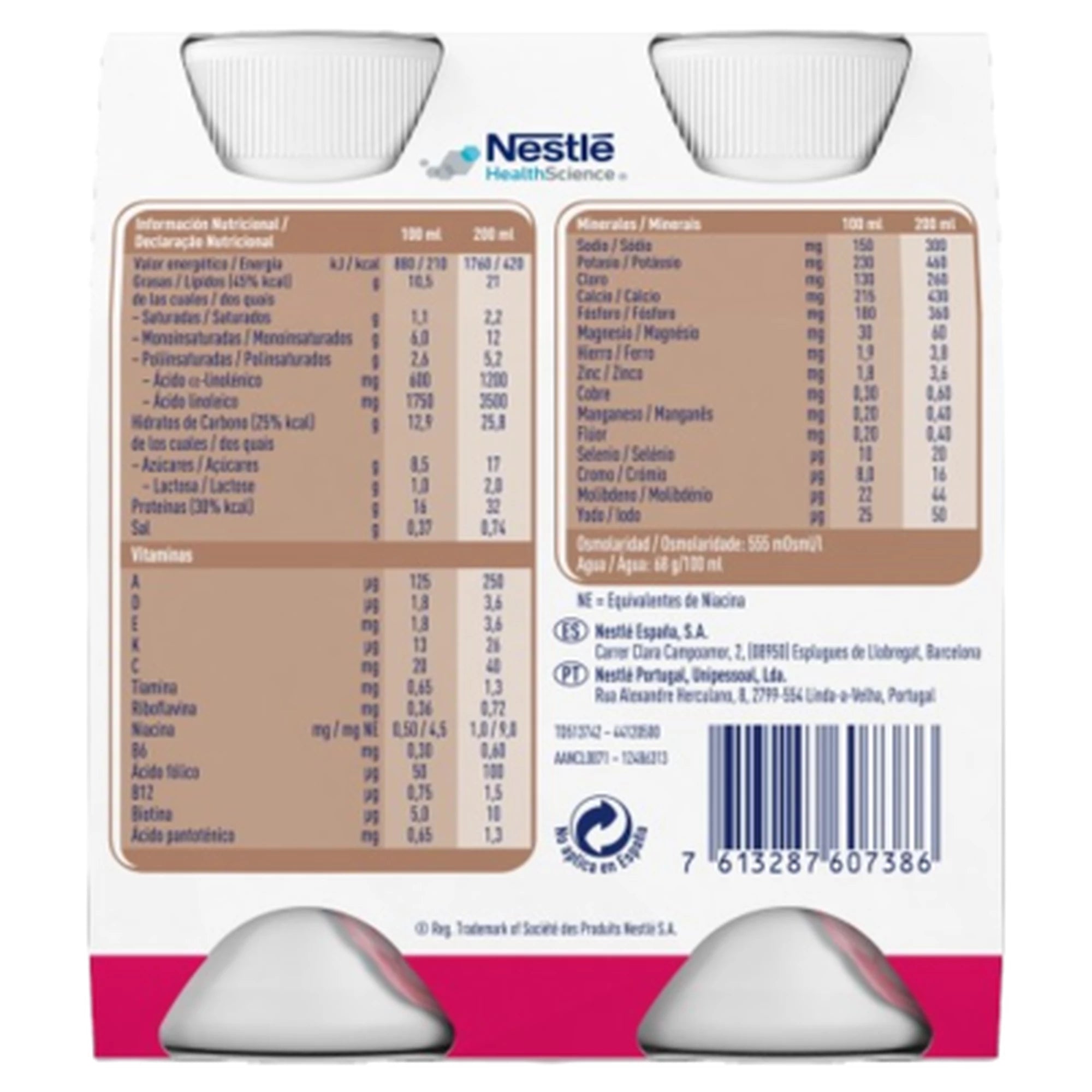 Meritene Clinical Extra Proteina Morango 200ml 4 Unidades