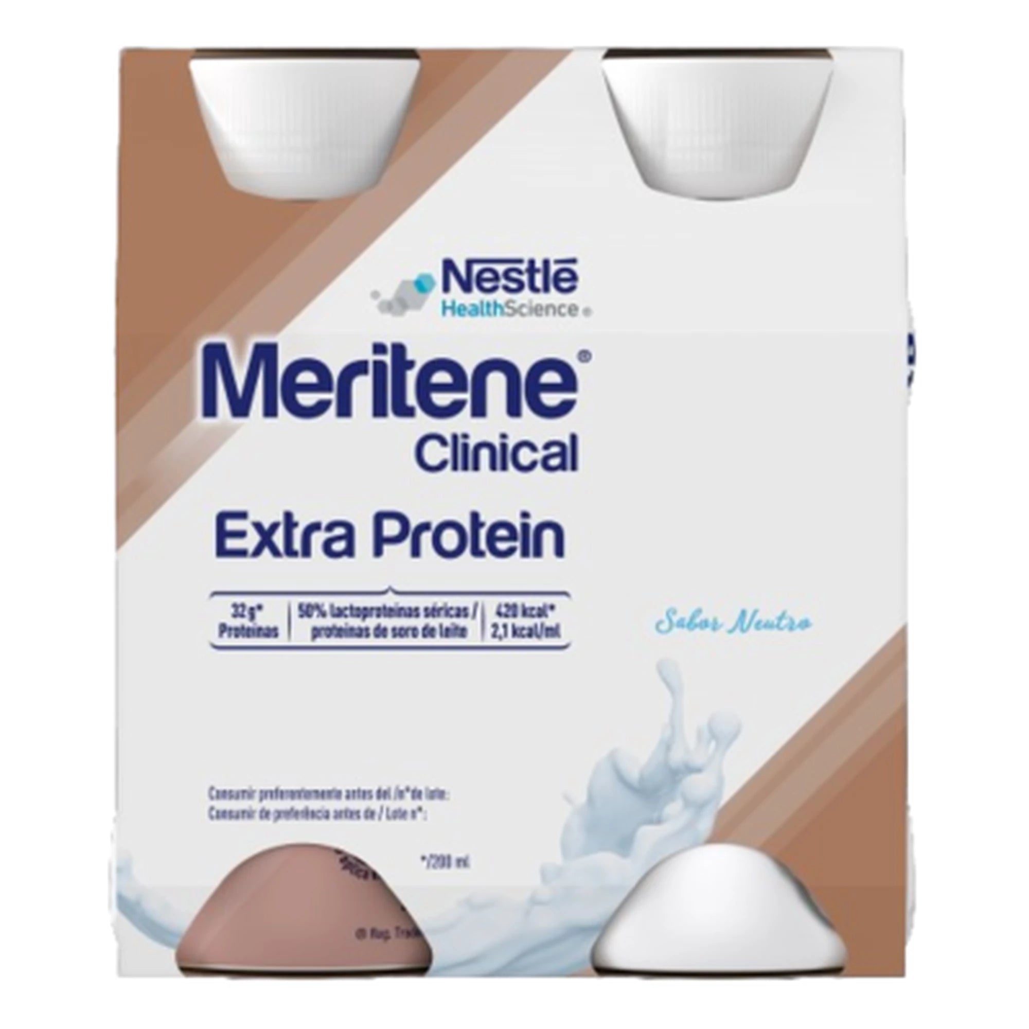 Meritene Clinical Extra Proteina Neutro 200ml 4 Unidades