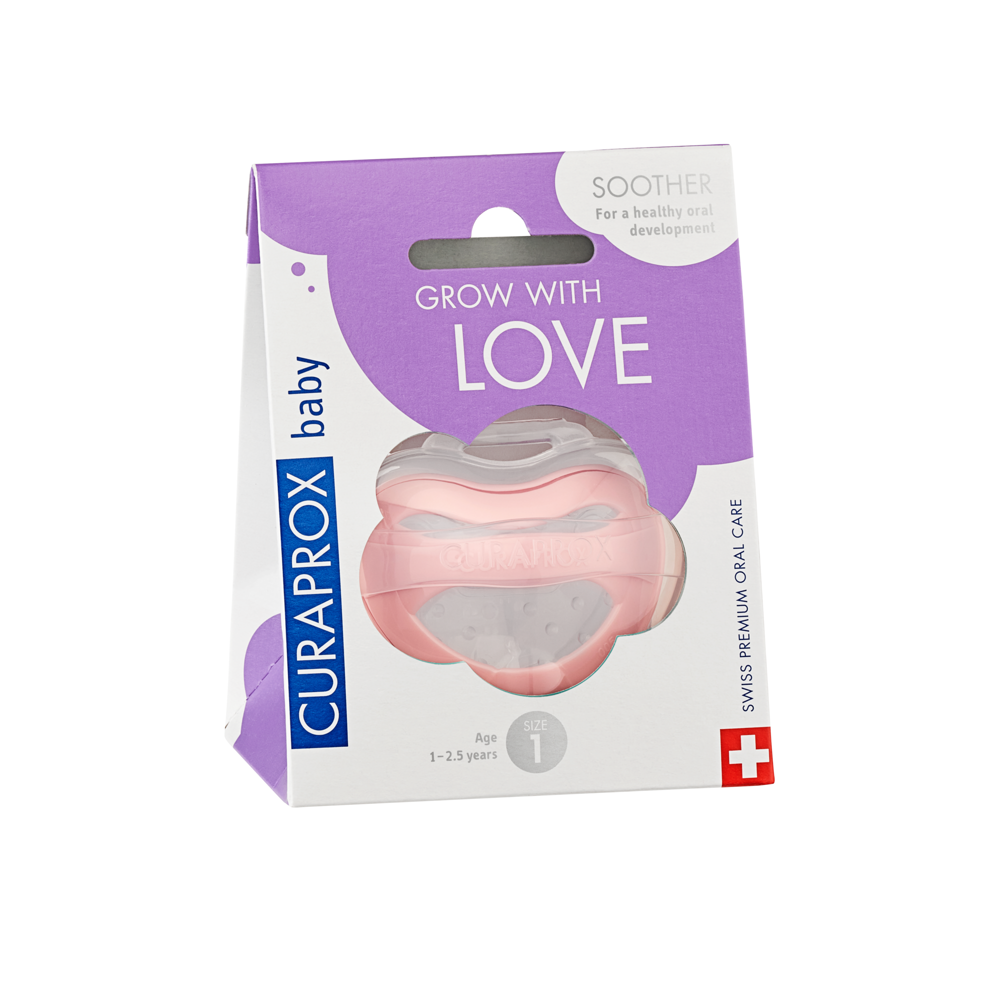 Curaprox Breathe Easy Chupeta Rosa 7 a 18 Meses 7 a 10Kg - Farmácia Garcia