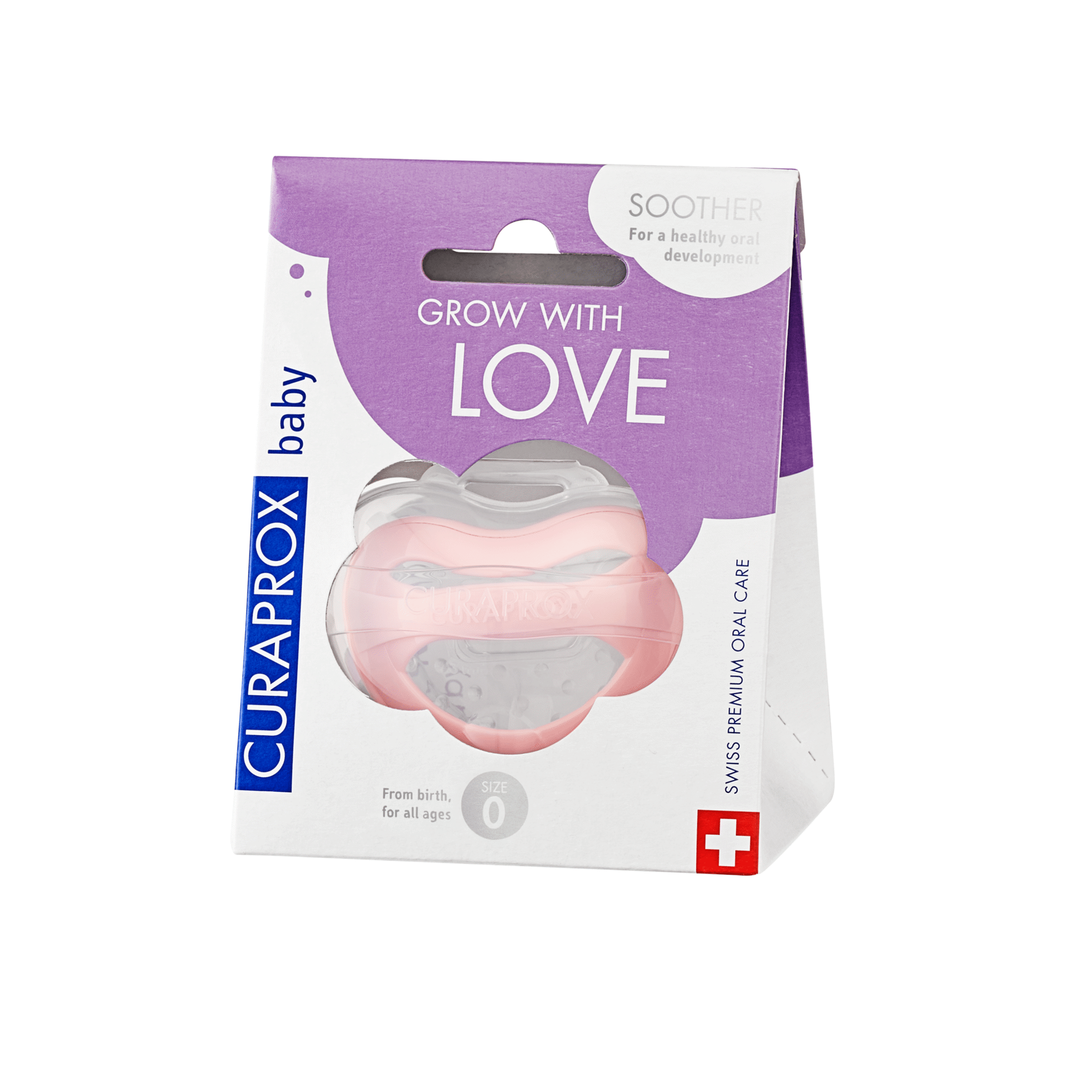 Curaprox Breathe Easy Chupeta Rosa 0 a 7 Meses 3 a 7Kg - Farmácia Garcia