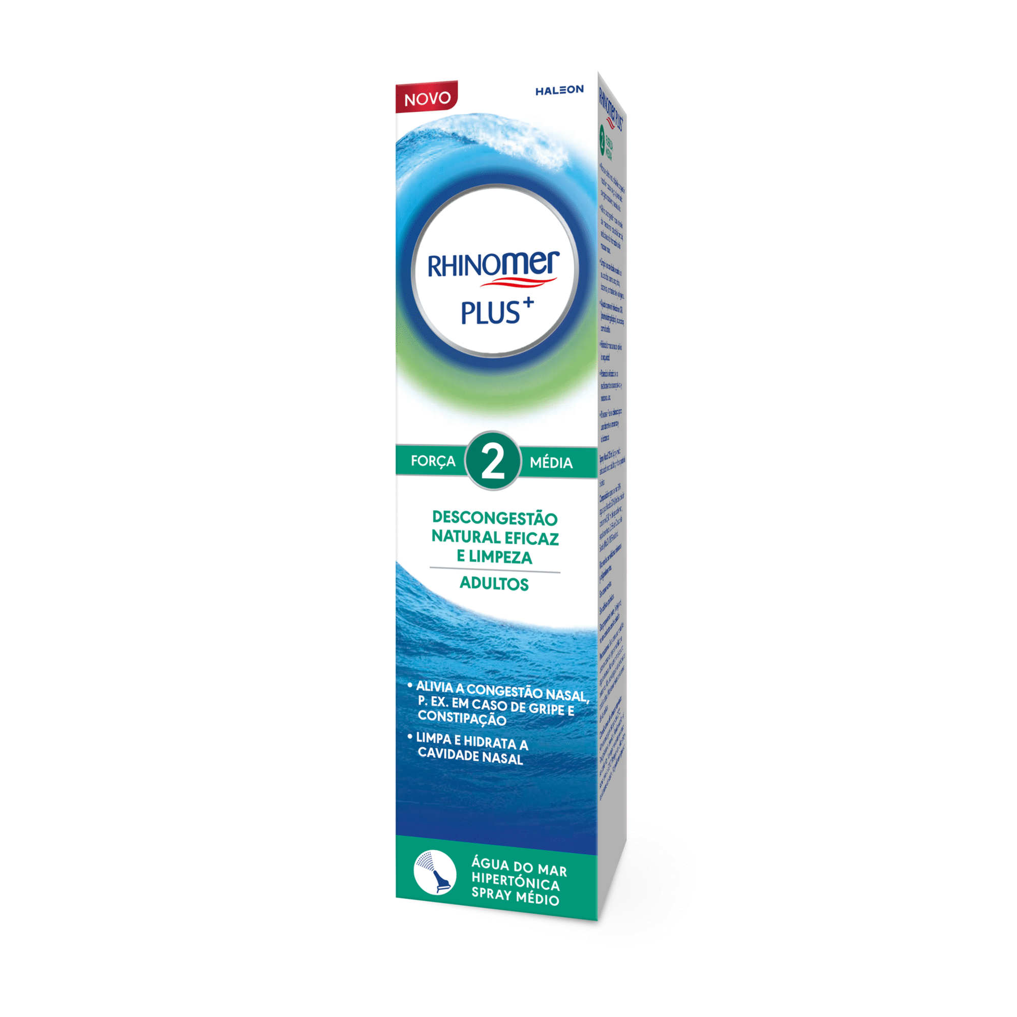 Rhinomer Plus Força 2 Média 125ml - Farmácia Garcia