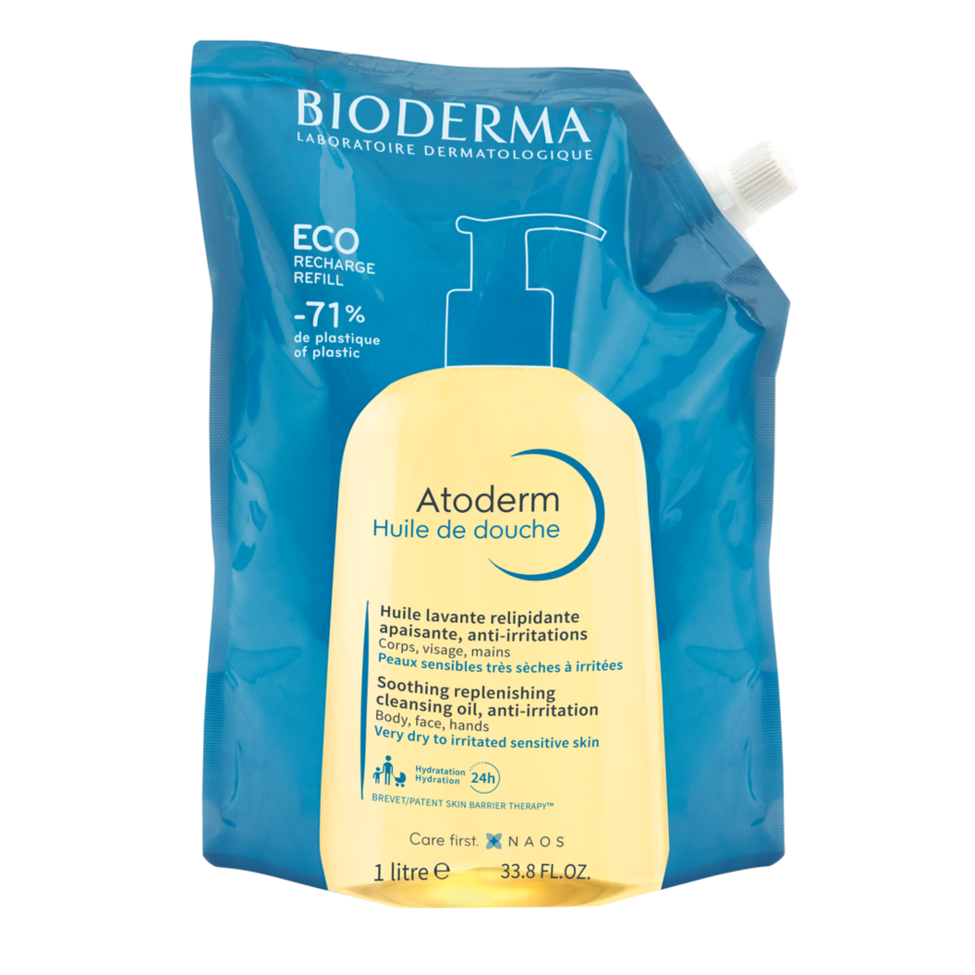 Bioderma Atoderm Óleo Duche Ecorefill 1000ml - Farmácia Garcia