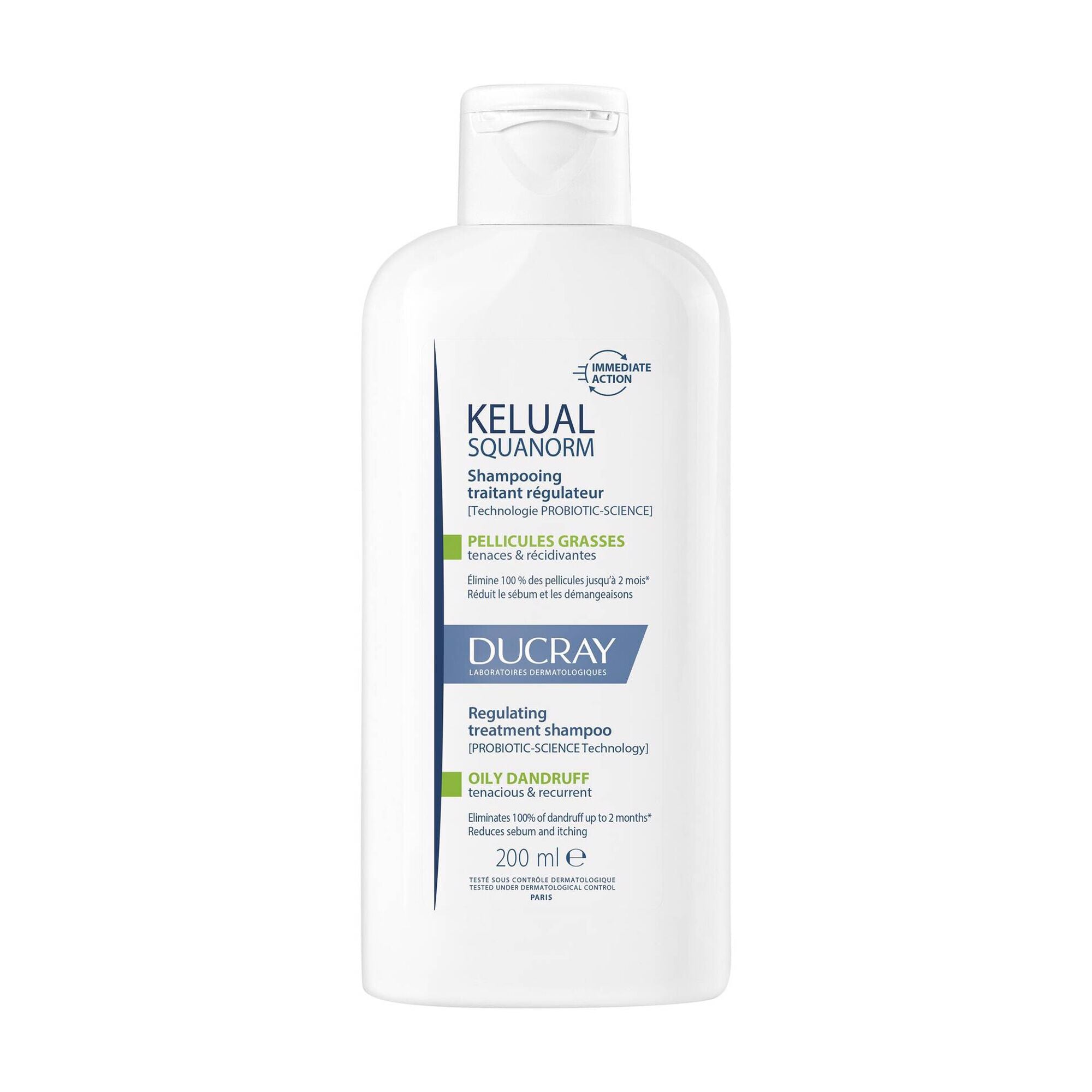 Ducray Kelual Squanorm Champô Caspa Oleosa 400ml - Farmácia Garcia