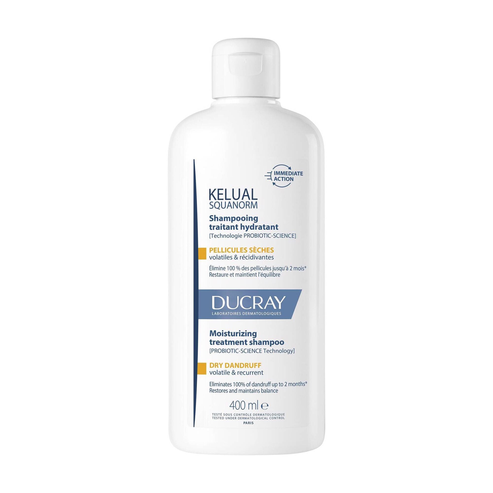 Ducray Kelual Squanorm Champô Caspa Seca 400ml - Farmácia Garcia