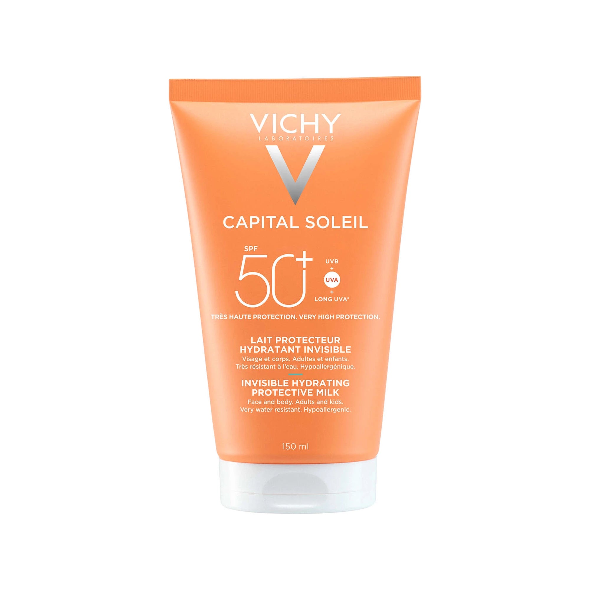 Vichy Capital Soleil Leite Hidratante SPF50+ 150ml - Farmácia Garcia