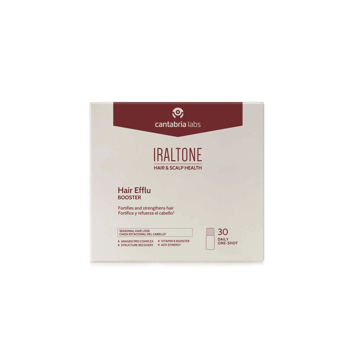 Iraltone Hair Efflu Booster 30 Frascos 15ml