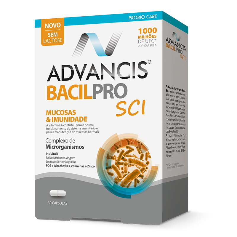 Advancis Bacilpro SCI 30 Cápsulas - Farmácia Garcia