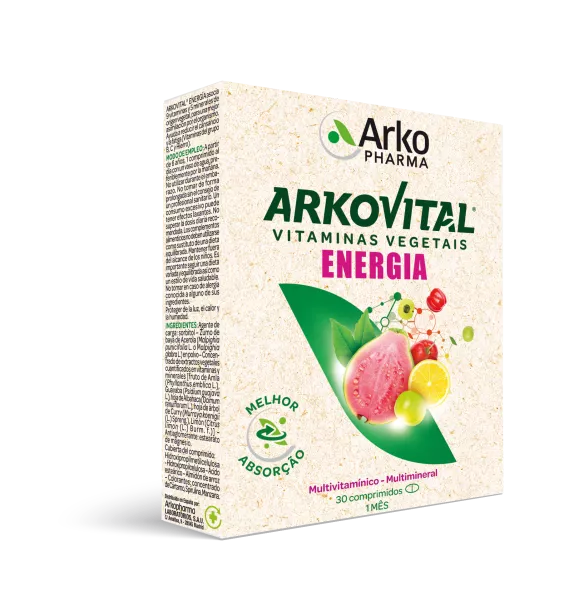 Arkovital Energia 30 Comprimidos