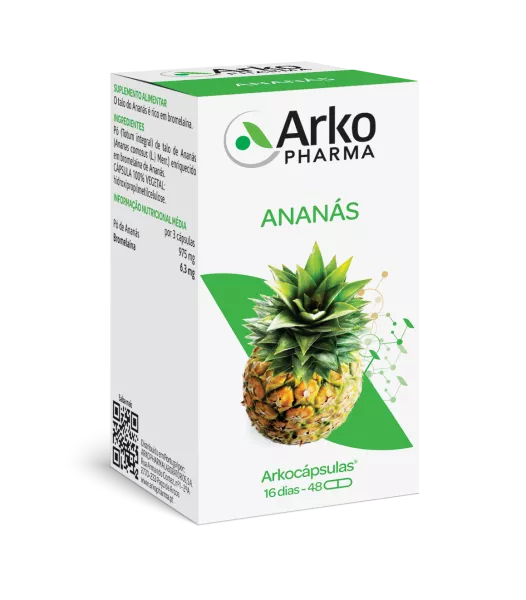 Arkocápsulas Ananás 48 Cápsulas - Farmácia Garcia