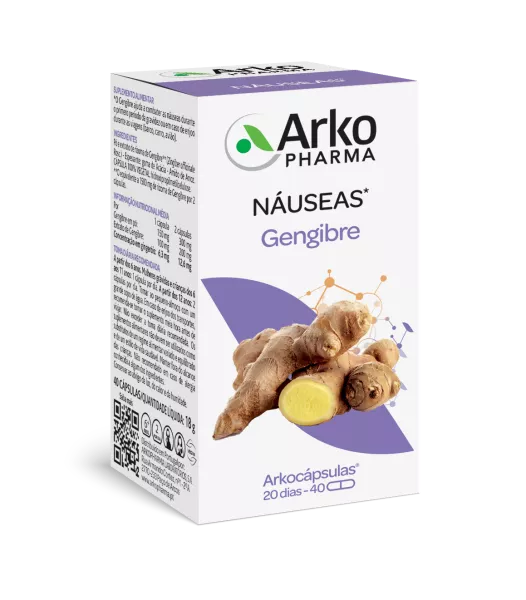 Arkocápsulas Gengibre Bio 40 Cápsulas - Farmácia Garcia