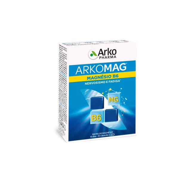 ARKOMAG Magnésio B6 30 Cápsulas - Farmácia Garcia
