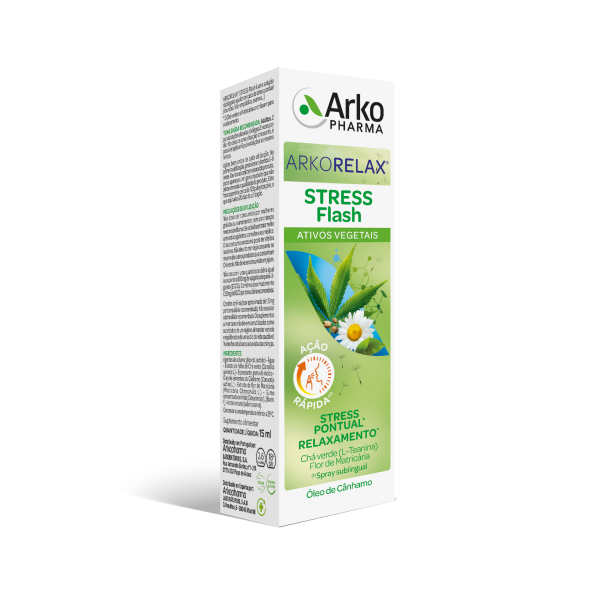 Arkorelax Stress Flash Spray Sublingual 15ml - Farmácia Garcia