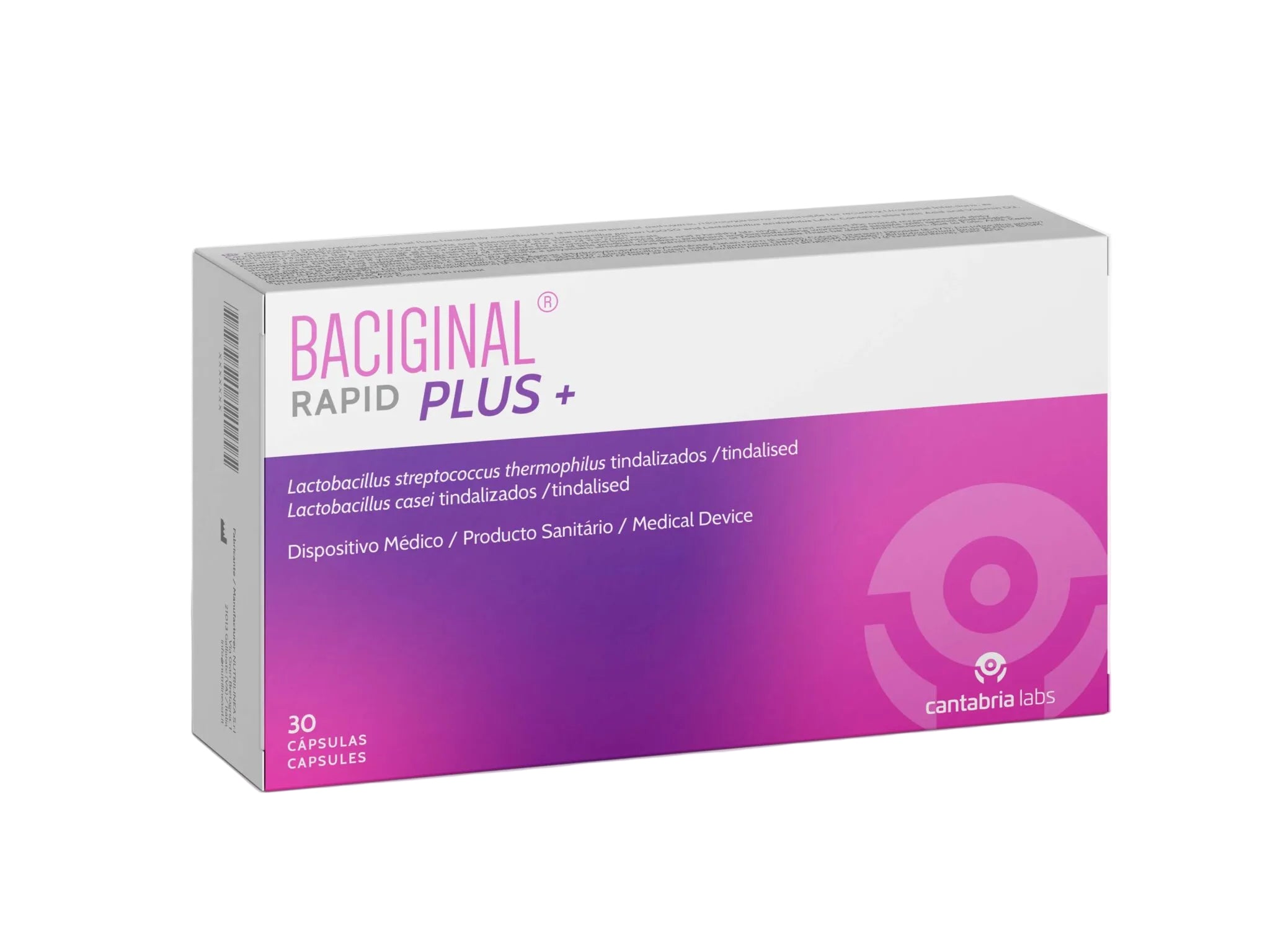 Baciginal Rapid Plus 30 cápsulas - Farmácia Garcia
