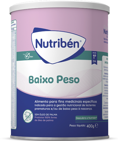 Nutriben Baixo Peso Leite 400g - Farmácia Garcia