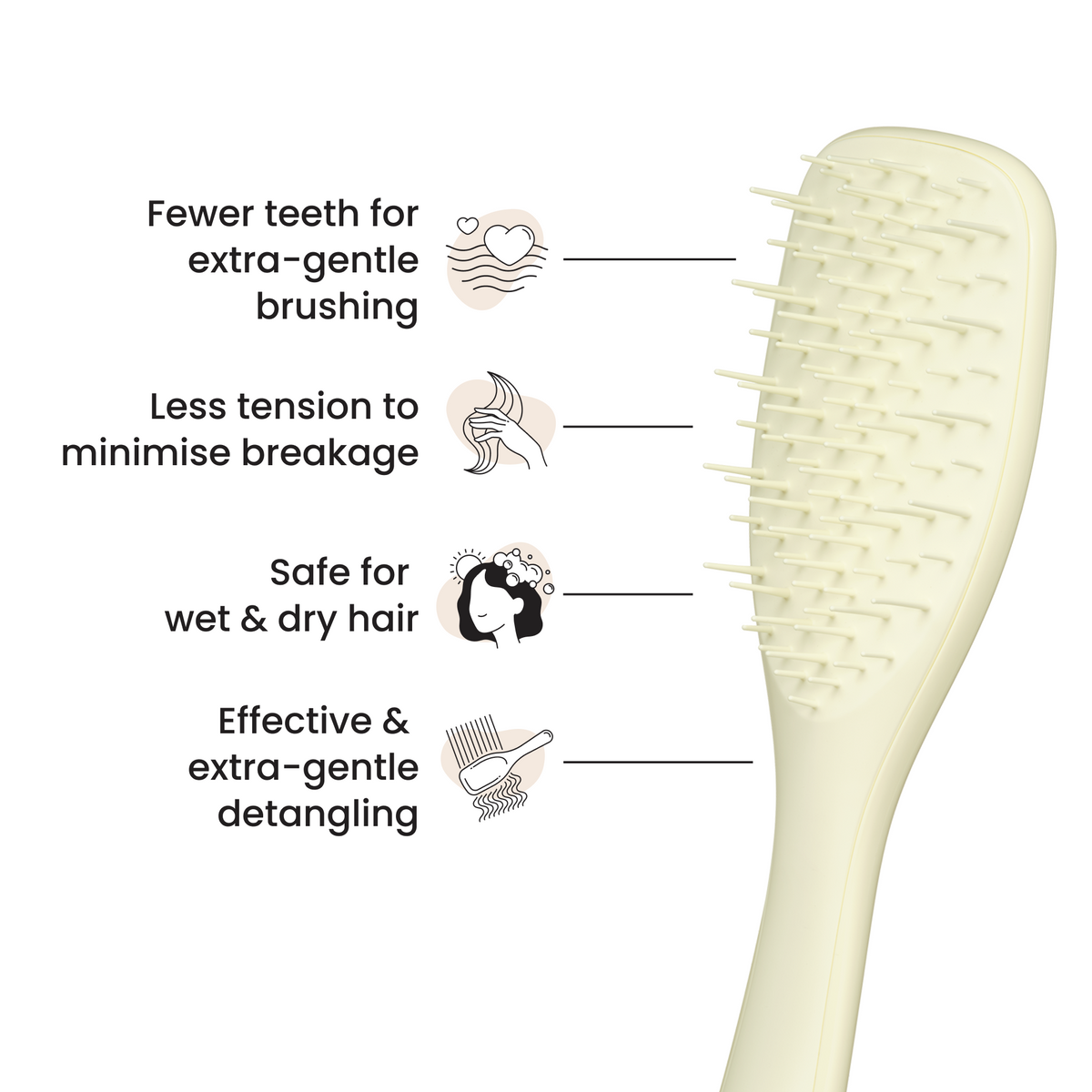 Tangle Teezer Escova Detangling Extra Gentle Chamomile