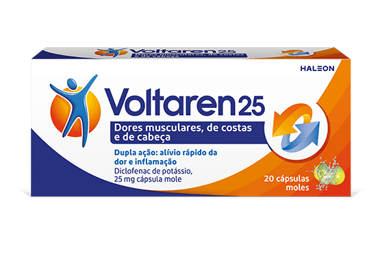 Voltaren 25mg 20 Cápsulas Moles - Farmácia Garcia