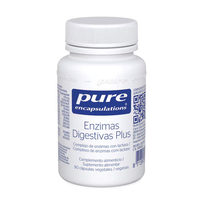 Pure Encapsulations Enzimas Digestivas Plus 90 Cápsulas - Farmácia Garcia