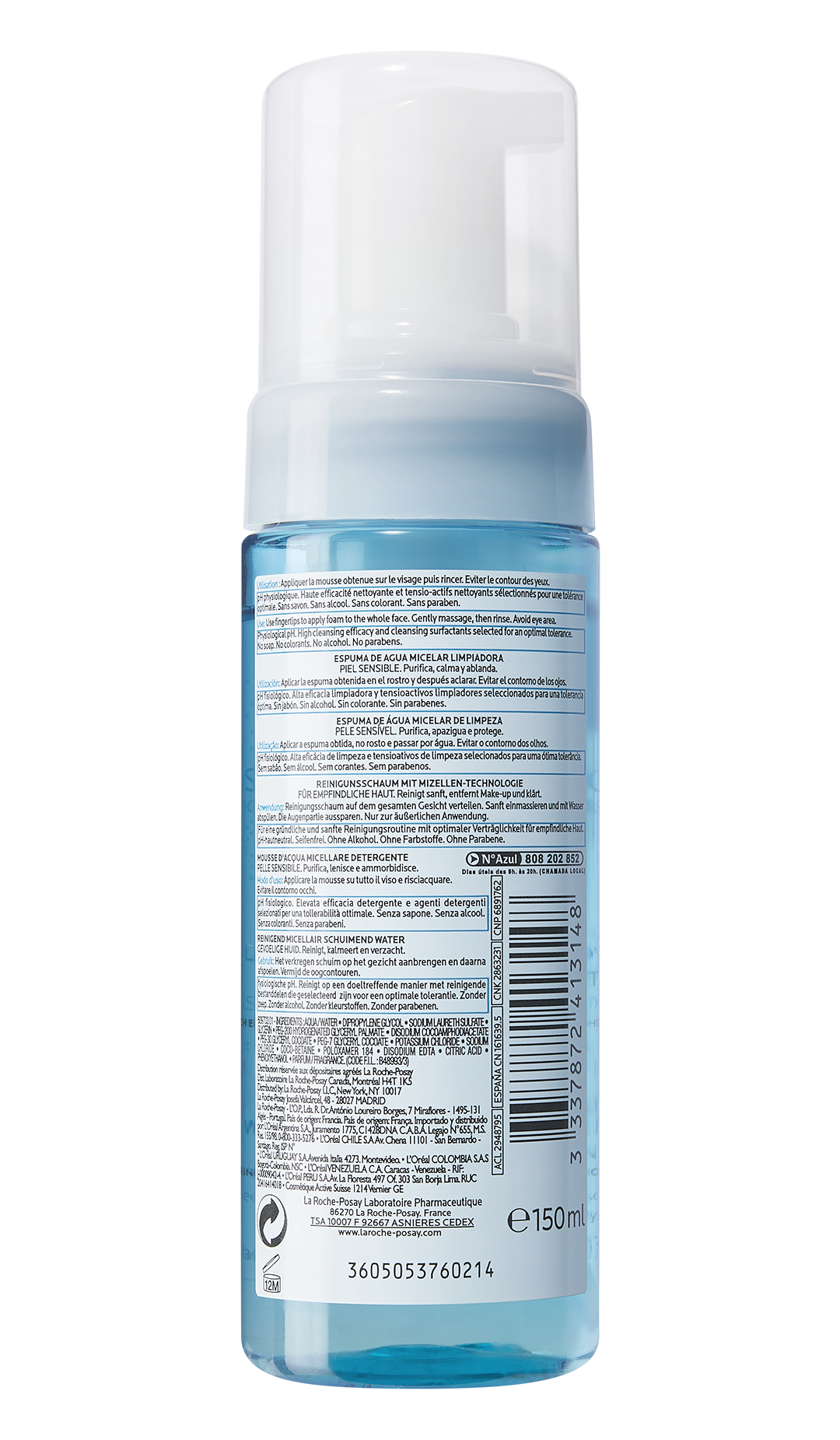 Desmaquilhante Espuma Micelar 150ml - Farmácia Garcia