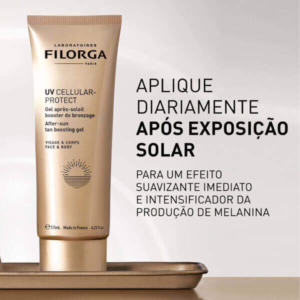 Filorga UV Cellular-Protect After-Sun Bronzeador Gel 125ml - Farmácia Garcia