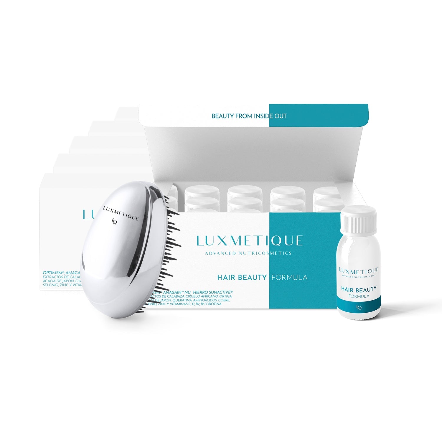 Luxmetique Fórmula Hair Beauty 15 Âmpolas 30ml - Farmácia Garcia