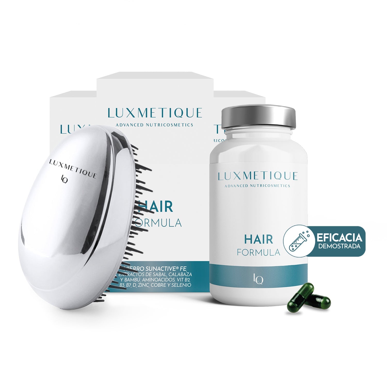 Luxmetique Fórmula Capilar 60 Cápsulas - Farmácia Garcia