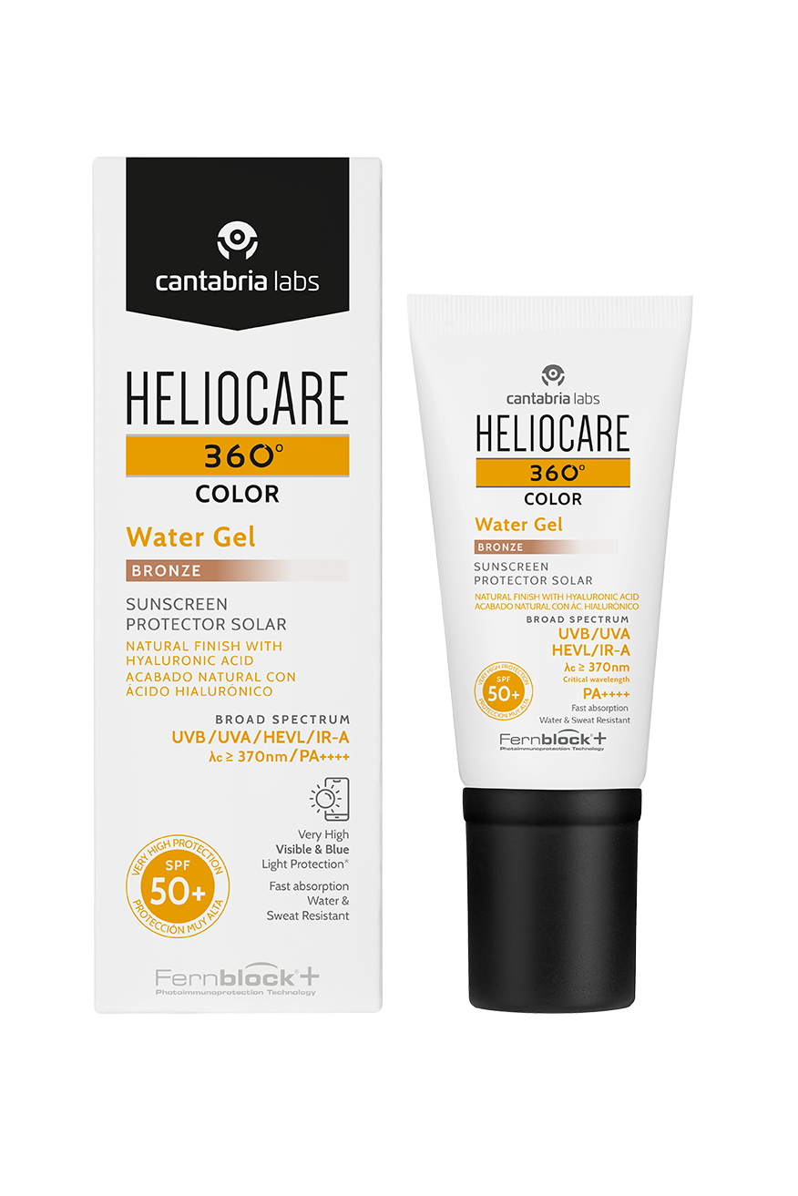 Heliocare 360º Color Water Gel SPF50+ Bronze 50ml - Farmácia Garcia