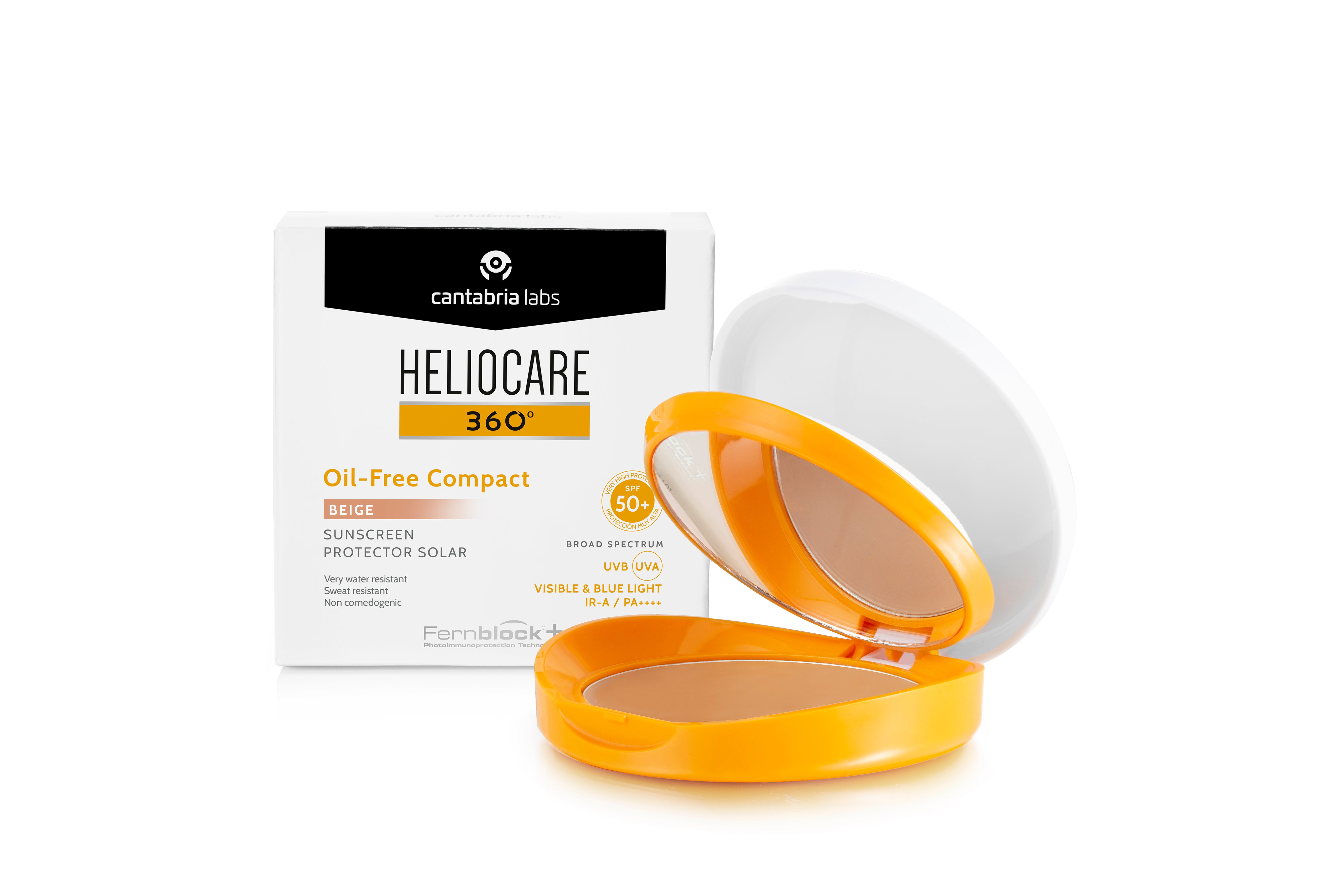 Heliocare 360º Oil-Free Compact SPF50+ Claro 10g - Farmácia Garcia