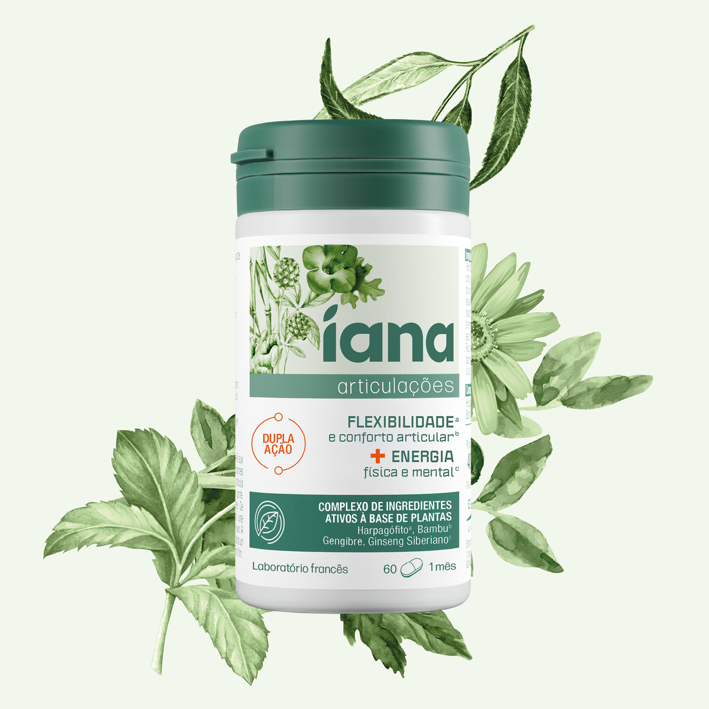 Iana Articulações Flexibilidade + Energia 60 Comprimidos