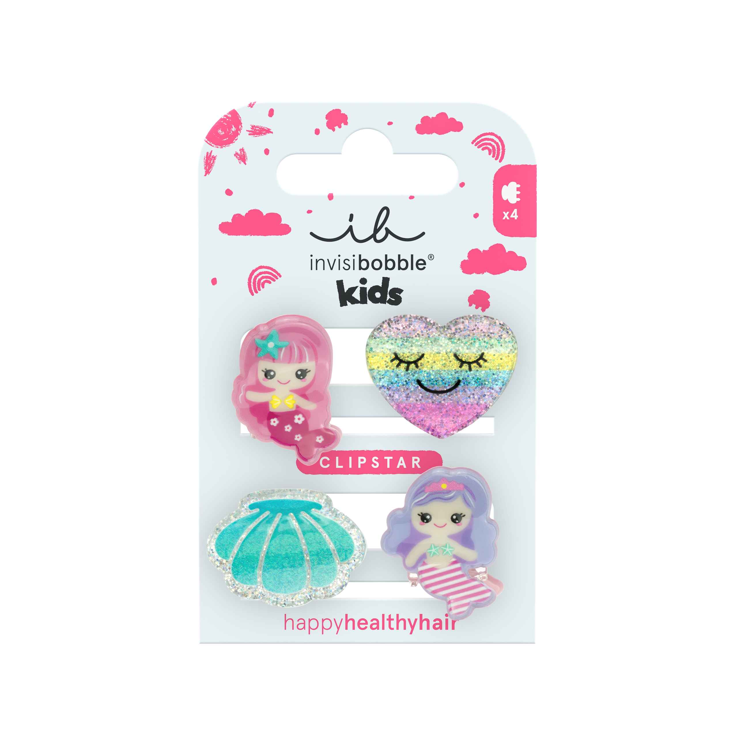 Invisibobble Kids Clipstar 4 Molas Mermaid - Farmácia Garcia