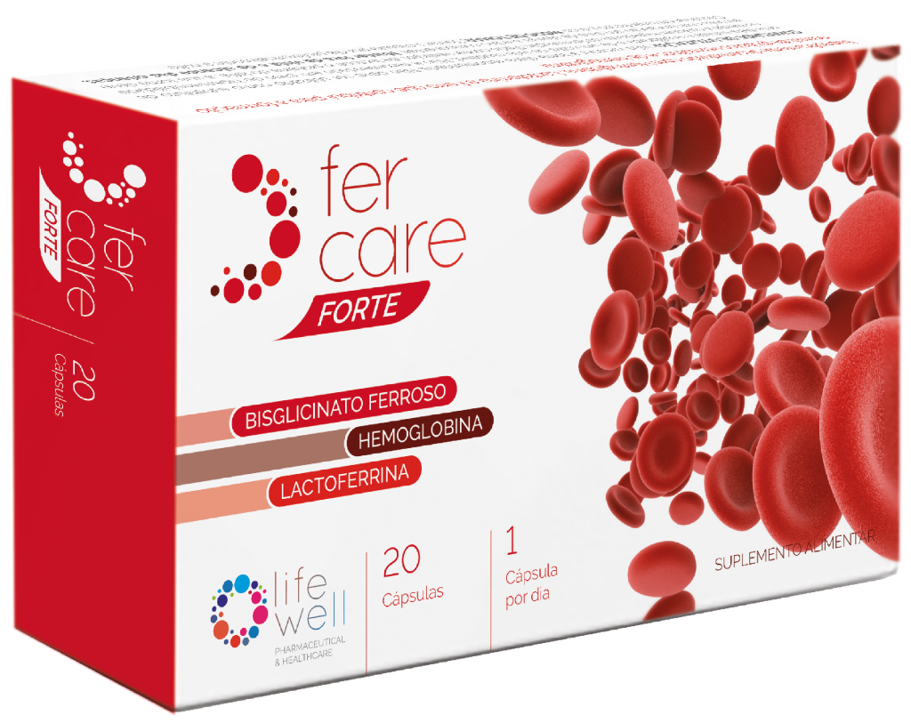 Fercare Forte 20 Cápsulas - Farmácia Garcia