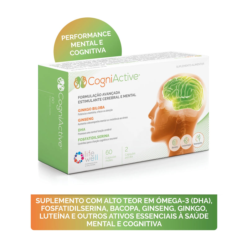 CogniActive 60 Cápsulas Moles - Farmácia Garcia