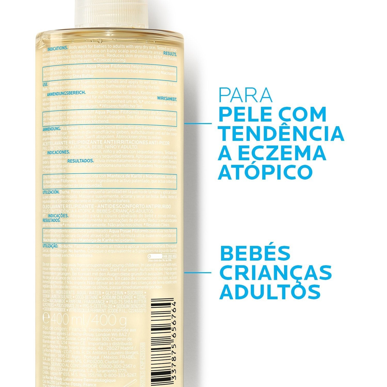 Lipikar Ap+ Óleo Lavante 1000ml - Farmácia Garcia