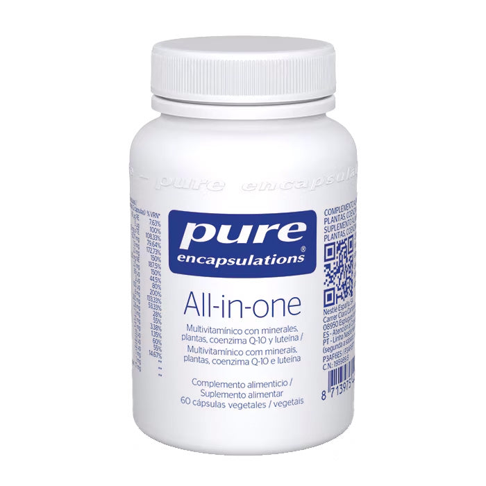 Pure Encapsulations All-In-One Multivitamínicos 60 Cápsulas - Farmácia Garcia