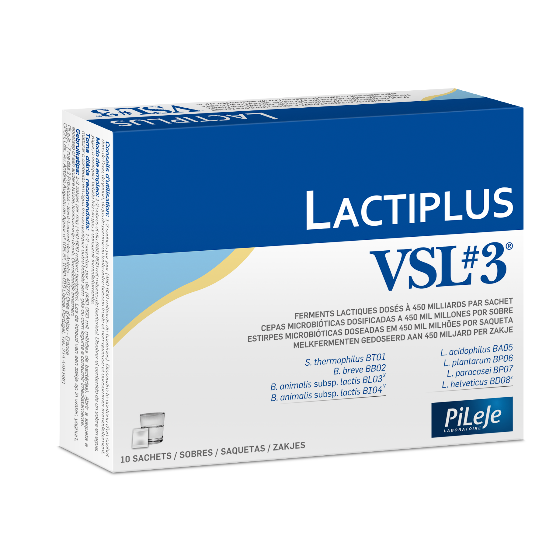 LACTIPLUS VSL#3 10 saquetas - Farmácia Garcia