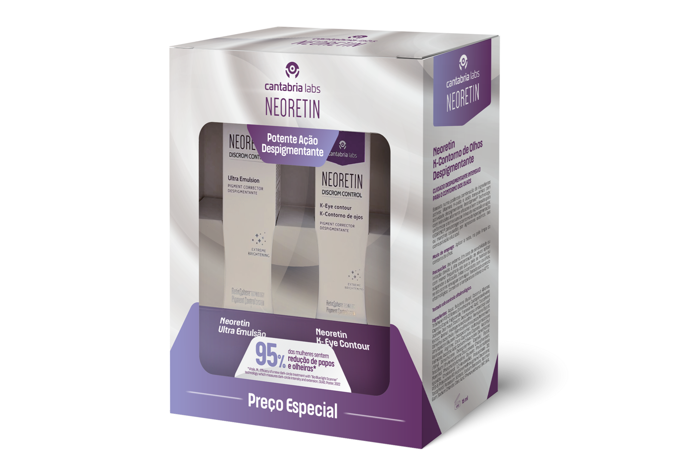 Neoretin Discrom Ultra Emulsão 30ml + K-Contorno Olhos 15ml