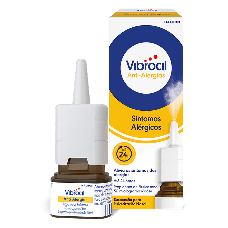 Vibrocil Anti-Alergias 50 µg/dose Spray Nasal 60 Doses - Farmácia Garcia