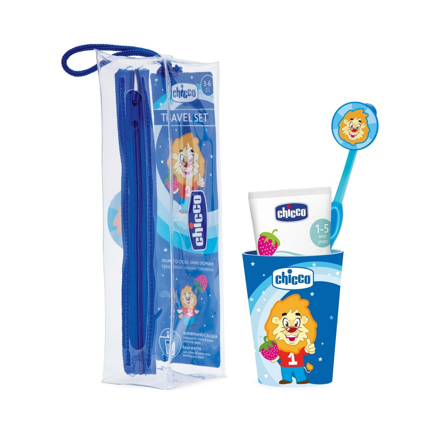 Chicco Estojo Higiene Oral Azul 6 a 36M - Farmácia Garcia