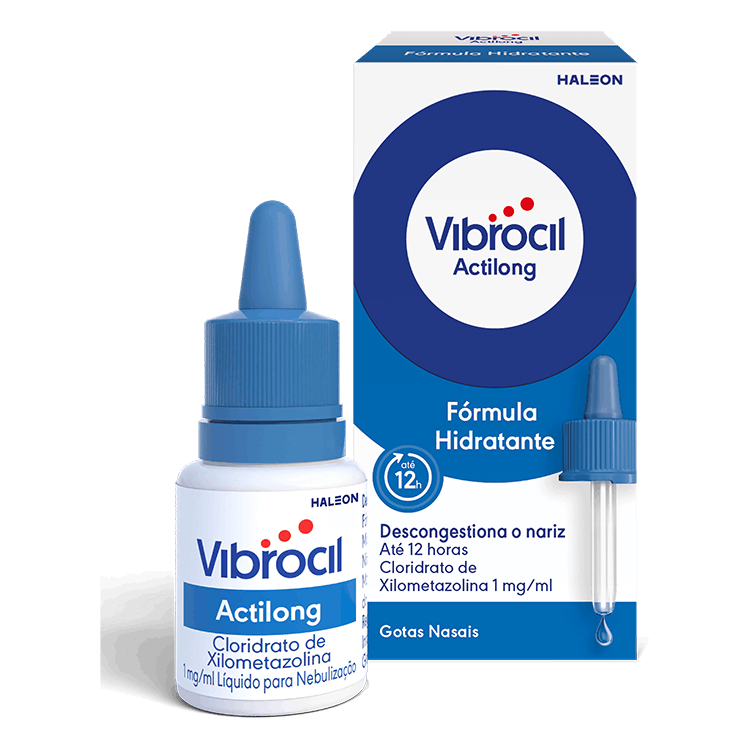 Vibrocil Actilong, 1 mg/mL-10 mL Gotas - Farmácia Garcia