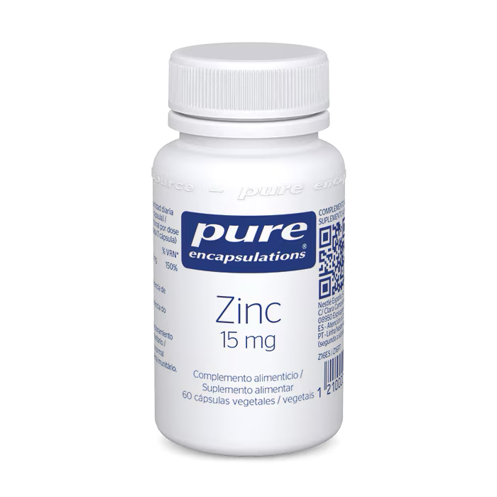 Pure Encapsulations Zinco 60 Cápsulas - Farmácia Garcia