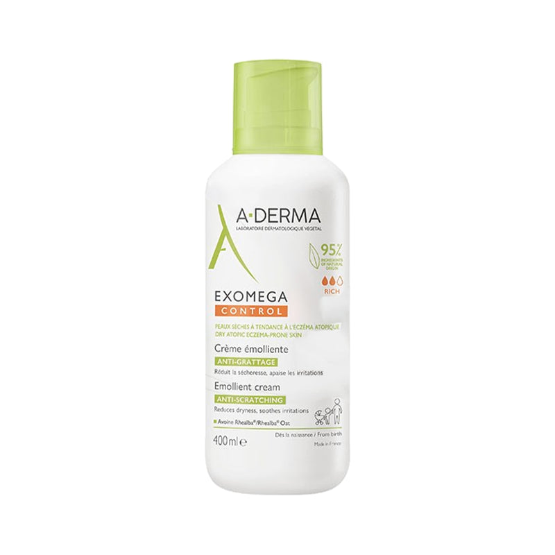 A-Derma Exomega Control Creme Emoliente 2x400ml - Farmácia Garcia