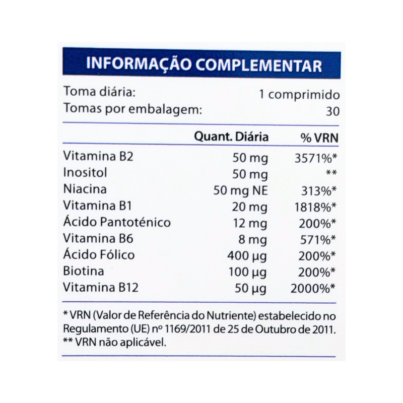 Absorvit Complexo B 30 Comprimidos - Farmácia Garcia