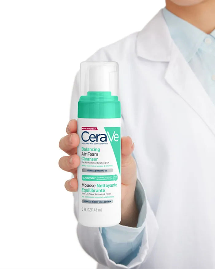 Cerave Air Foam Limpeza Reequilibrante 148ml - Farmácia Garcia