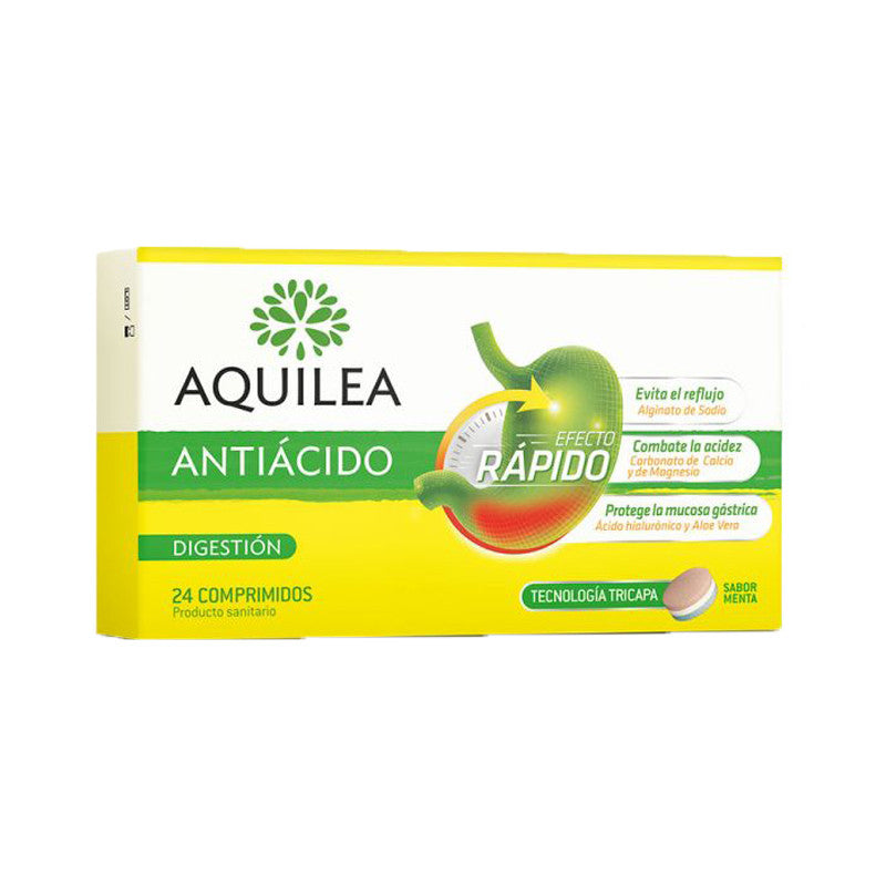 Aquilea Antiácido Menta 24 Comprimidos - Farmácia Garcia