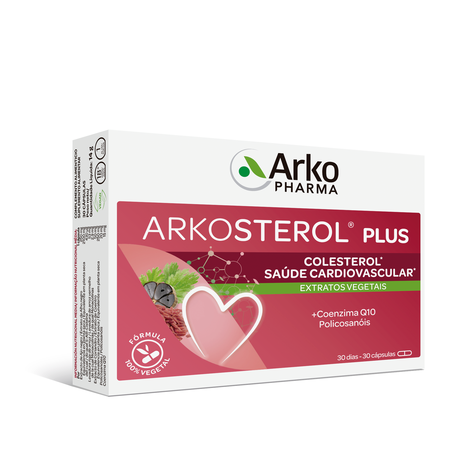 Arkosterol Plus 30 Cápsulas - Farmácia Garcia