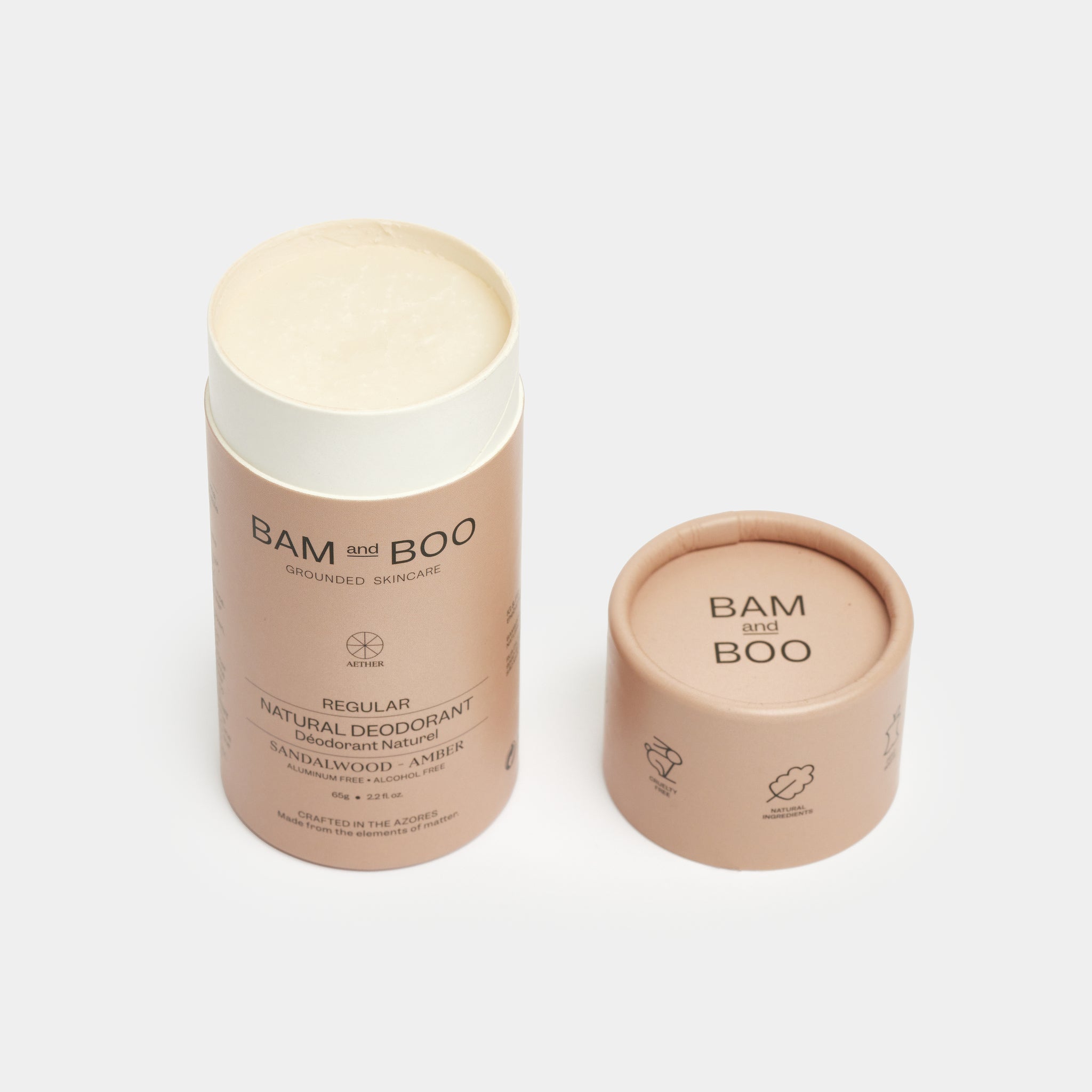BAMandBOO Desodorizante Natural Regular Sandalwood 65g - Farmácia Garcia