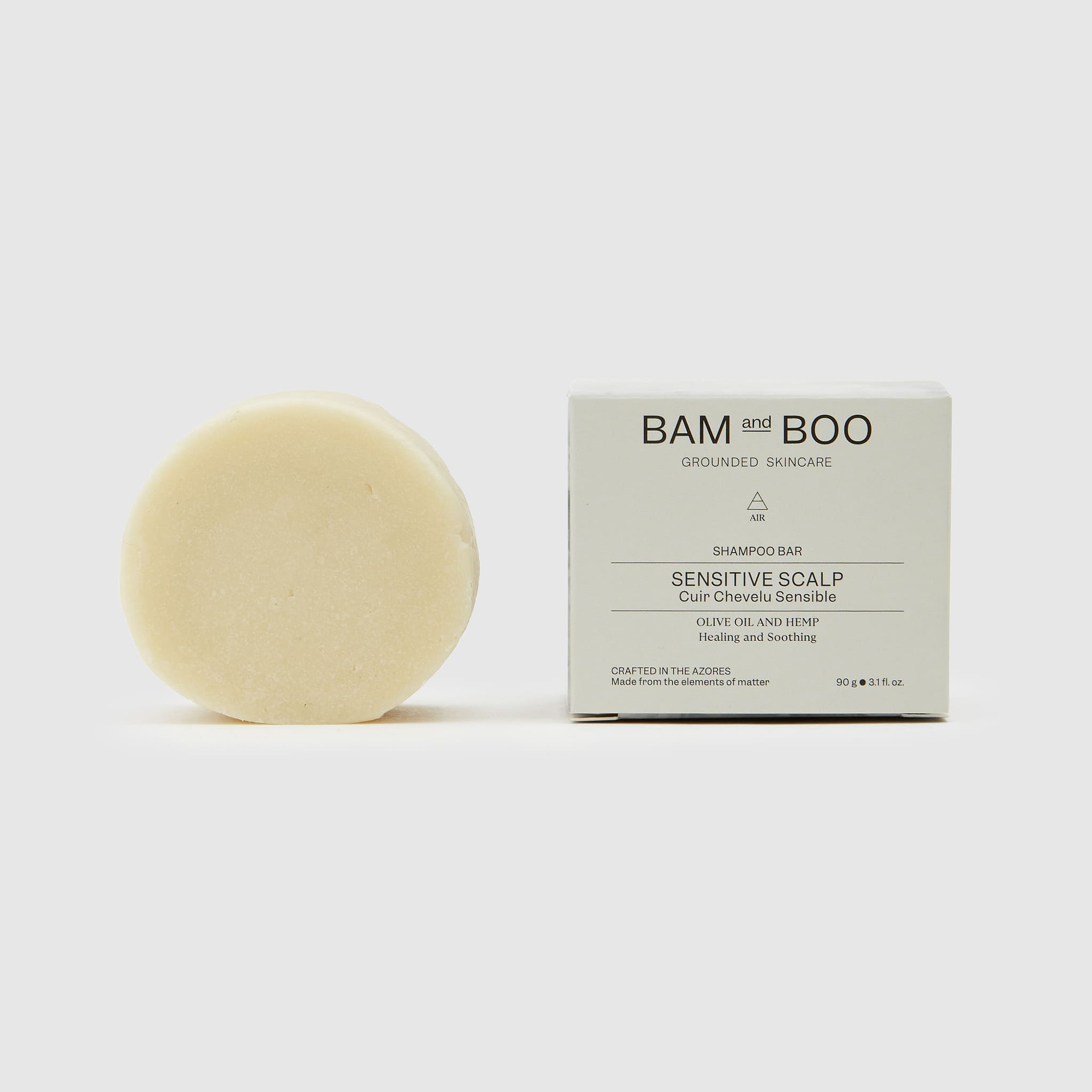 BAMandBOO Champô Sólido Couro Cabeludo Sensivel 90g - Farmácia Garcia