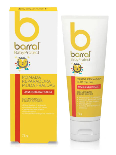 Barral Babyprotect Pomada Muda Fraldas 75g - Farmácia Garcia