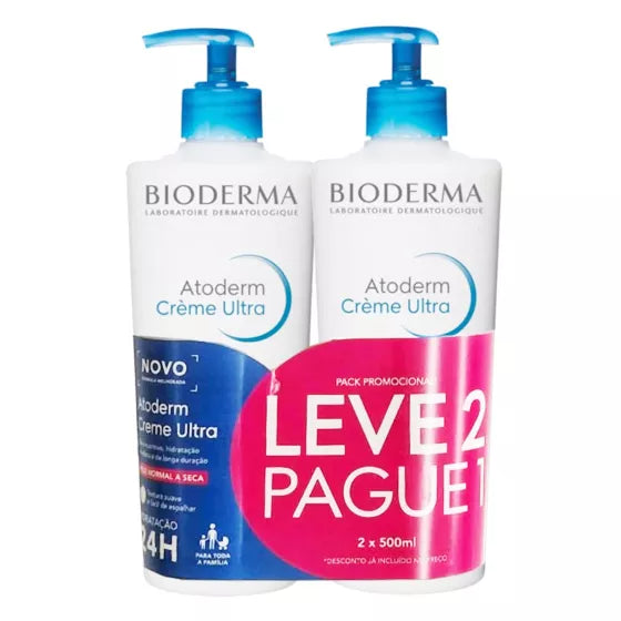 Bioderma Atoderm Creme Ultra Com Fragrância Duo 500ml - Farmácia Garcia